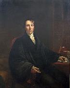 William Ellery Channing painted by American artist Henry Cheever Pratt. oil painting artist